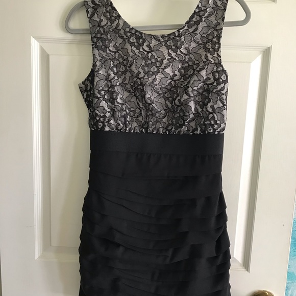 Express Black Lace Cocktail Dress - Picture 1 of 6